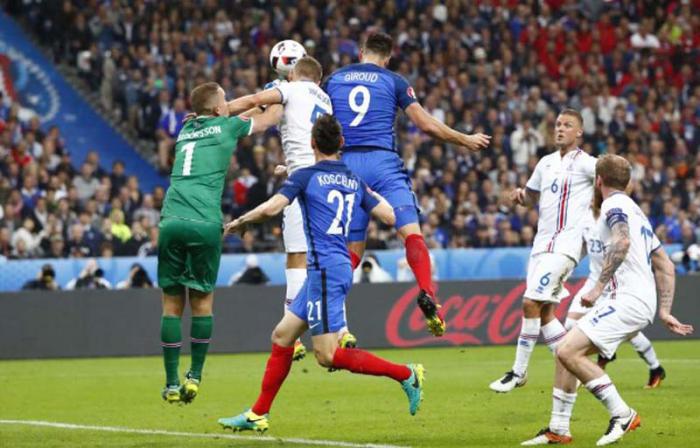 Francia vs Islandia