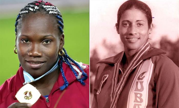 Olisdeilys y María Caridad, campeonas en jabalina y también recordistas olímpicas.