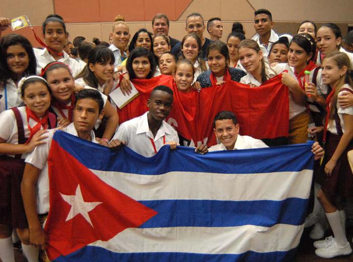 Asamblea Nacional Pioneril. Antonio Guerrero y Ramón Labañino (Héroes de la República de Cuba)