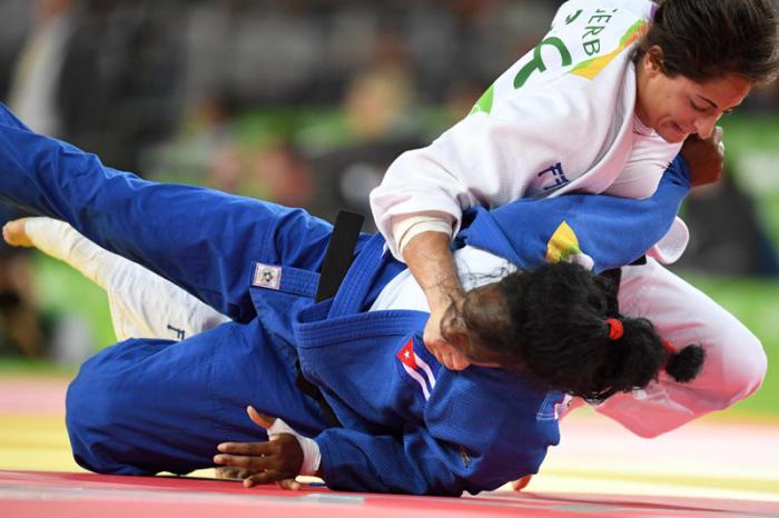 Judo Olimpico F 63 maricet espinosa pierde segundo combate