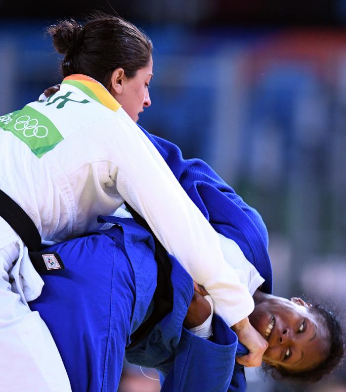 Judo Olimpico F 63 maricet espinosa pierde segundo combate