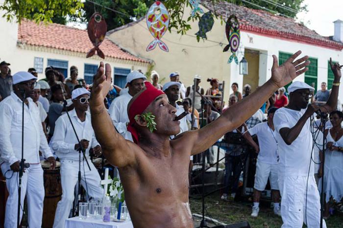 Inauguración del Festival Timbalaye 2016, en El municipio de Regla, La Habana.