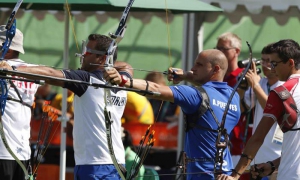 Arquero cubano Adrian Puentes en Juegos Olímpicos de Río 2016 