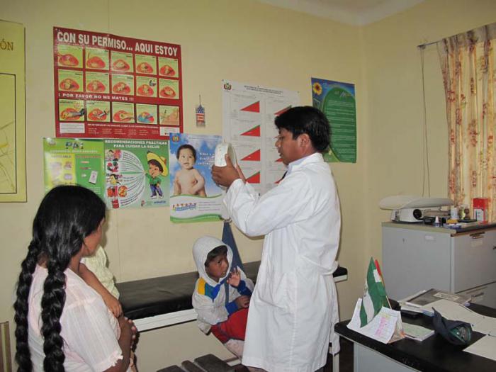 El proyecto fue creado por el gobierno del presidente boliviano Evo Morales, con asesoramiento de especialistas cubanos.