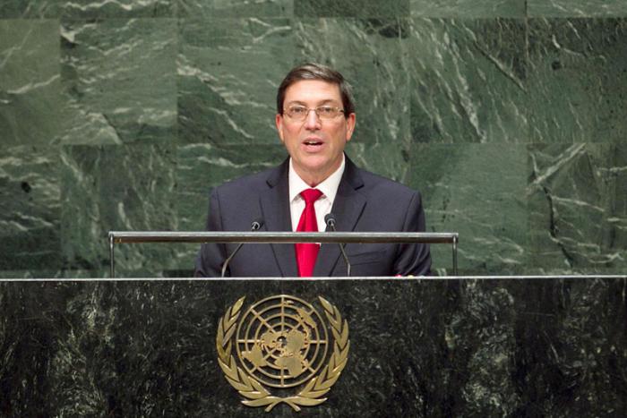 Canciller cubano, Bruno Rodríguez Parrilla. foto: Archivo Naciones Unidas