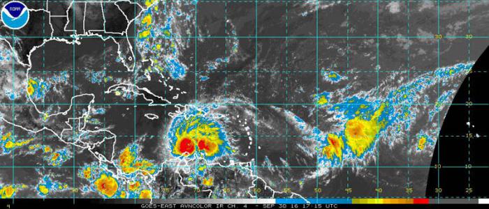 Huracán Matthew categoría 3