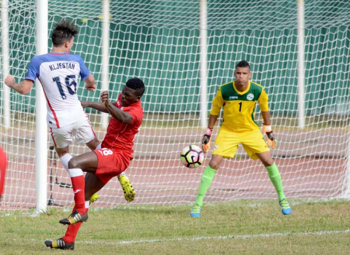 Futbol-Cuba vs EEUU juego amistoso, Ganado por los N Americanos 2 x 0