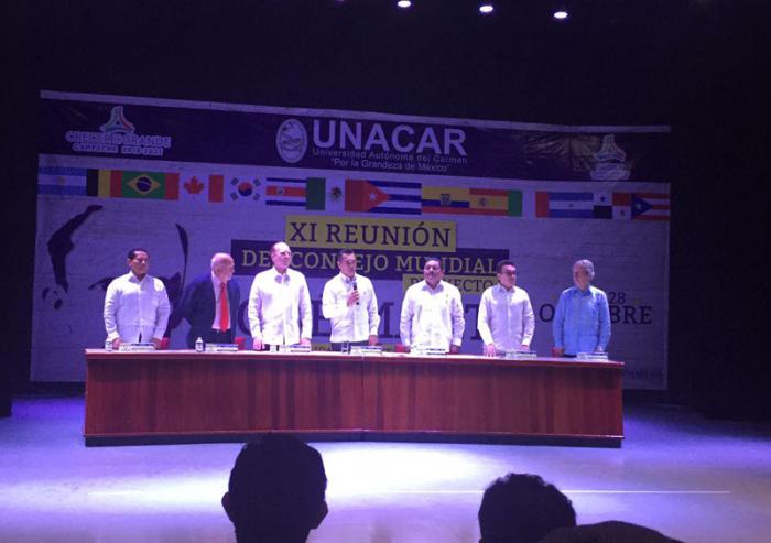 El XI Consejo Mundial del Proyecto José Martí sesiona en el estado de Campeche. Foto cortesia del autor elson concepcion 