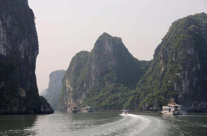 Bahia de Halong en la provincia Quanag Ninh en Viet Nam.