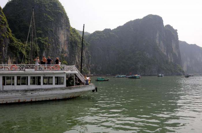 Bahia de Halong en la provincia Quanag Ninh en Viet Nam.