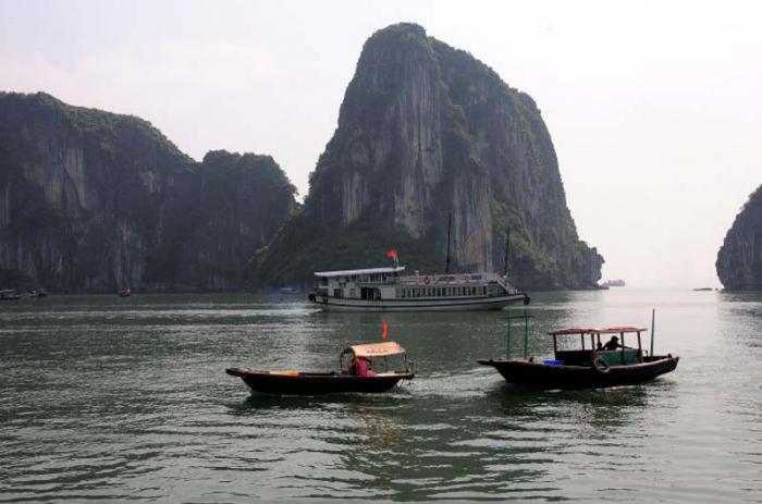 Bahia de Halong en la provincia Quanag Ninh en Viet Nam.