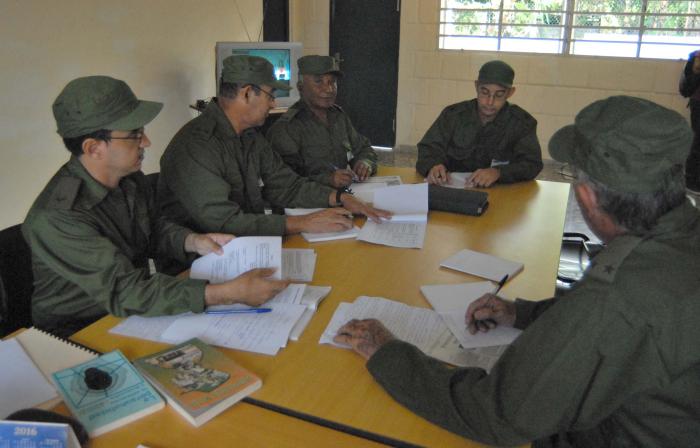 Ejercicio Estratégico Bastión 2016. Puesto de mando de la región Occidental