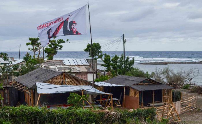 Campamento de la Brigada Martha Machado, lidereada y fundada por Kcho, en Yumurí, Guantánamo.