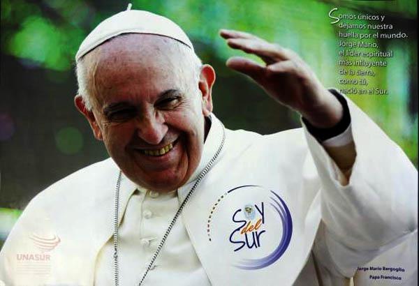 Papa Francisco se une a la campaña Soy del Sur