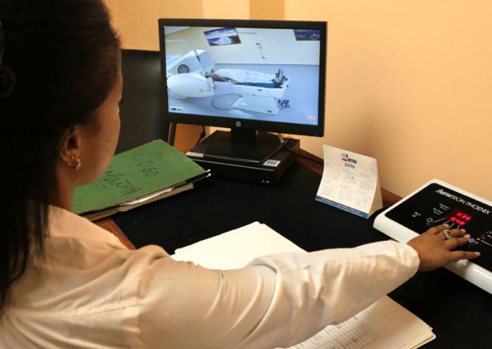 Instituto Nacional de Oncología y Radiobiología. Departamento de radioterapia. Equipo de Cobalto. 