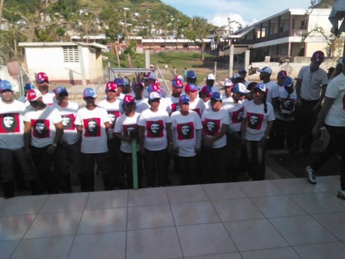 colaboradores cubanos en haití