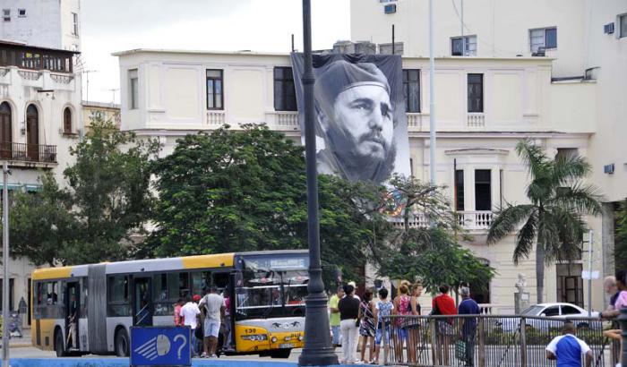 La Habana el domingo 27 de noviembre, dos días después de conocerce la noticia de la muerte del Comandante en Jefe Fidel Castro Ruz.