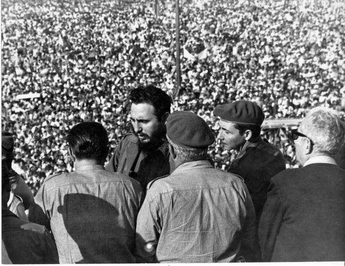 Fidel y Raúl en la II Declaración de La Habana