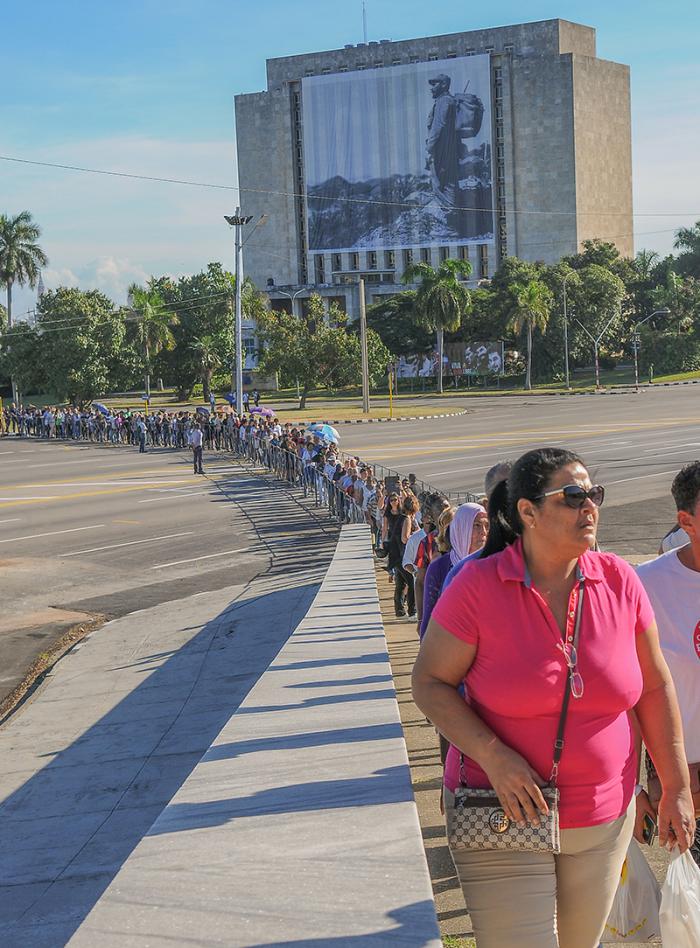 El Pueblo de la Capital rinde Tributo al Comandante en Jefe Fidel Castro Rùz en el Memorial Josè Martì