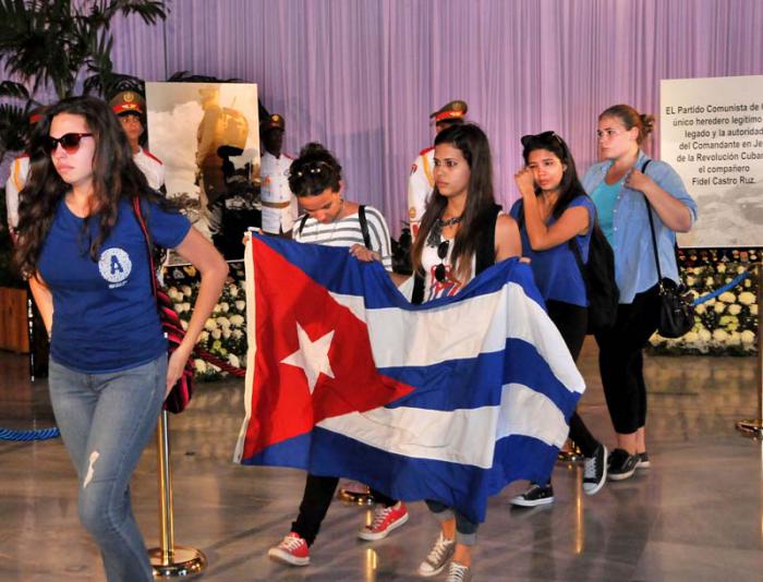 Homenaje Póstumo al Comandante en Jefe Fidel Castro Ruz, en la Plaza de la Revolución José Martí. 