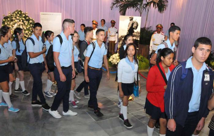 Homenaje Póstumo al Comandante en Jefe Fidel Castro Ruz, en la Plaza de la Revolución José Martí. 
