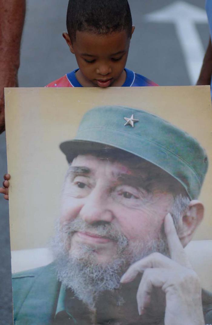 Homenaje a Fidel en la Plaza de la Revolución