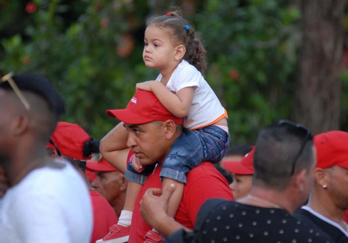Homenaje a Fidel en la Plaza de la Revolución
