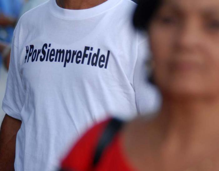 Homenaje a Fidel en la Plaza de la Revolución