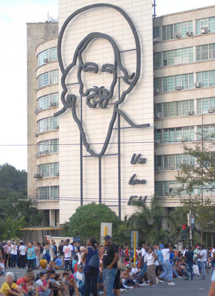 Homenaje a Fidel en la Plaza de la Revolución