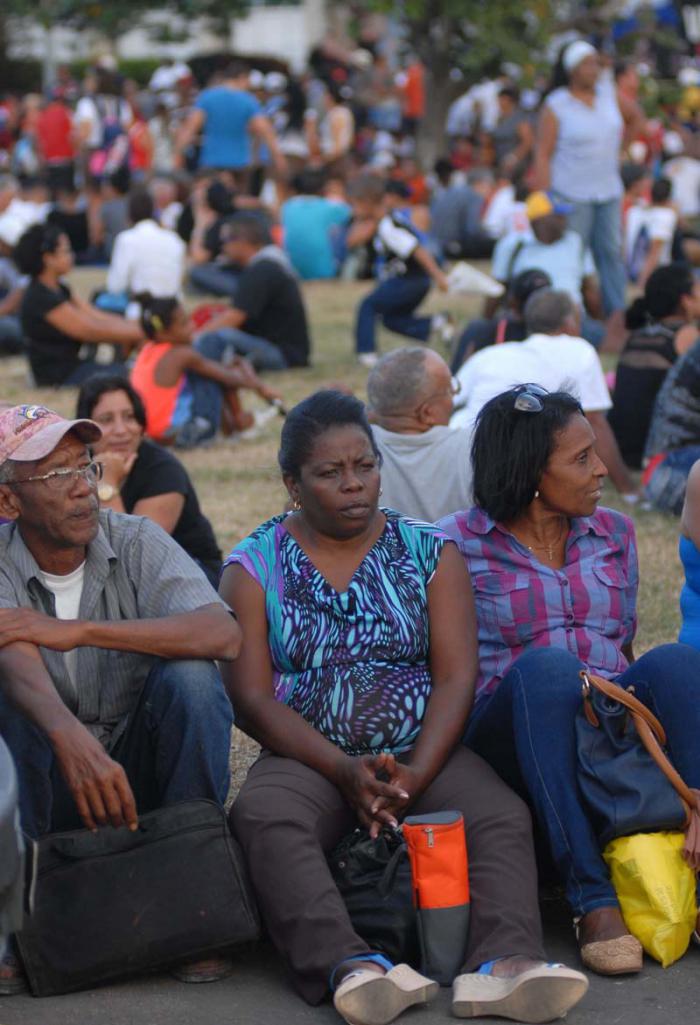 Homenaje a Fidel en la Plaza de la Revolución