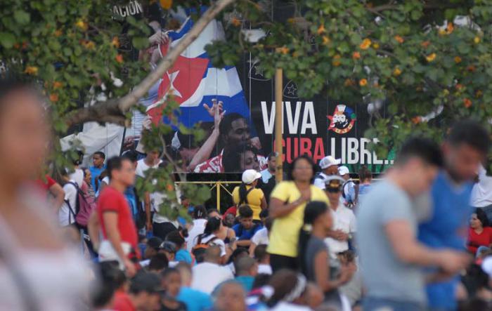 Homenaje a Fidel en la Plaza de la Revolución