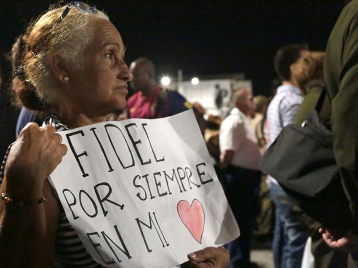 Acto Político por la desaparición física del Comandante en Jefe en la Plaza de la Revolución.