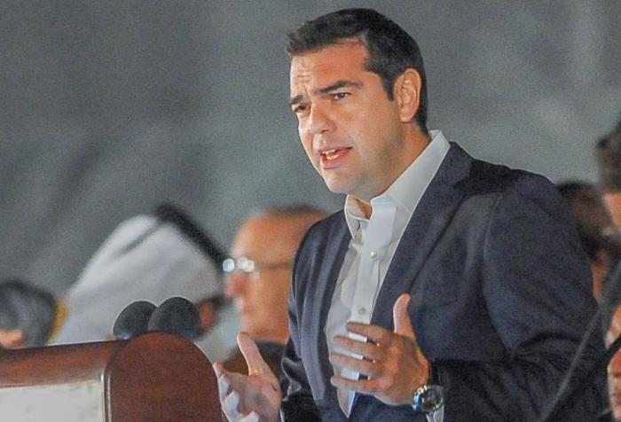 El Pueblo de la Capital rinde Tributo al Comandante en Jefe Fidel Castro Rùz en La Plaza de La Revoluciòn Josè Martì, El primer ministro griego, Alexis Tsipras,