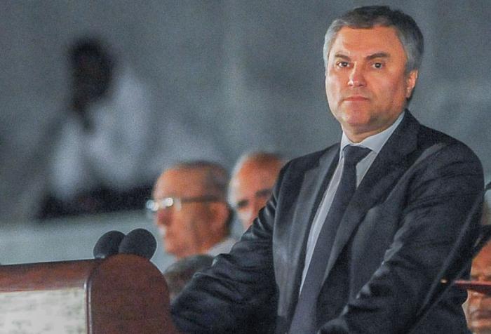 El Pueblo de la Capital rinde Tributo al Comandante en Jefe Fidel Castro Rùz en La Plaza de La Revoluciòn Josè Martì, El presidente de la Duma de Estado de Rusia, Viacheslav Volodin.