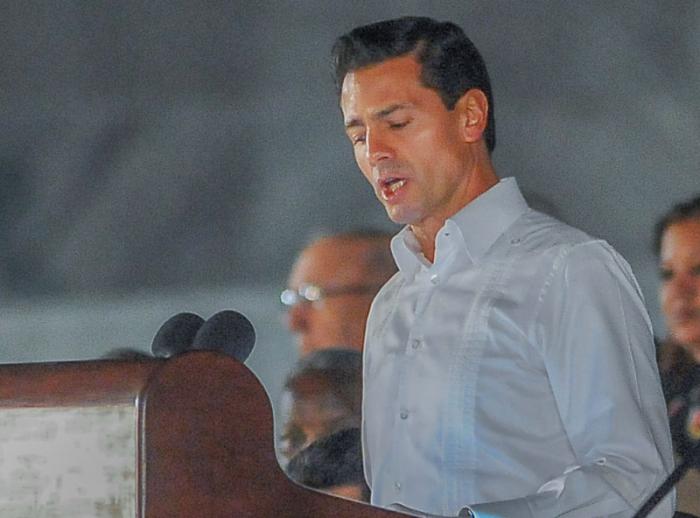 El Pueblo de la Capital rinde Tributo al Comandante en Jefe Fidel Castro Rùz en La Plaza de La Revoluciòn Josè Martì, Enrique Peña Nieto Presidente de Mèxico