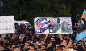 El pueblo cubano en la Plaza de la Revolución