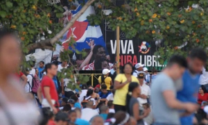 Homenaje a Fidel en la Plaza de la Revolución