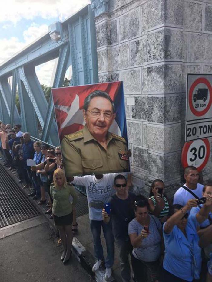 Recorrido de las cenizas del Comandante en Jefe