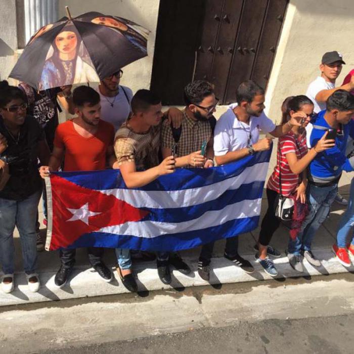 Recorrido de las cenizas del Comandante en Jefe