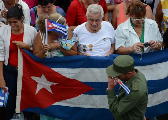 S. Spíritus despide a Fidel Foto Vicente Brito