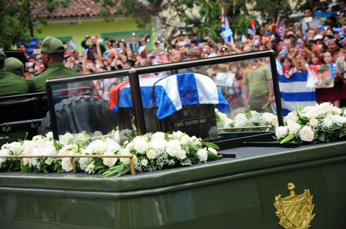 Sancti Spíritus dice adiós a Fidel