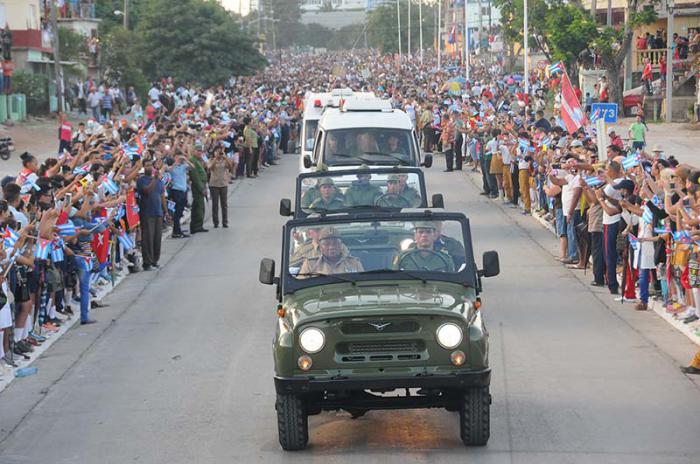 Cortejo funebre del Comandante en Jefe Fidel Castro Ruz.
HOLGUIN