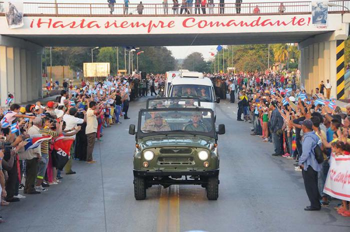 Cortejo funebre del Comandante en Jefe Fidel Castro Ruz.
HOLGUIN