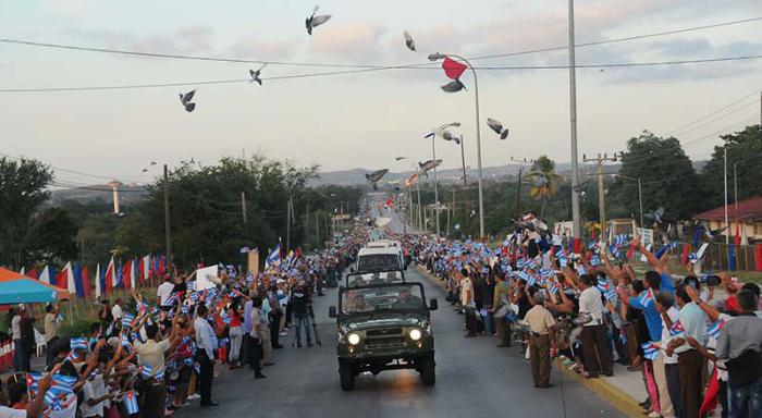 Cortejo funebre del Comandante en Jefe Fidel Castro Ruz.
HOLGUIN