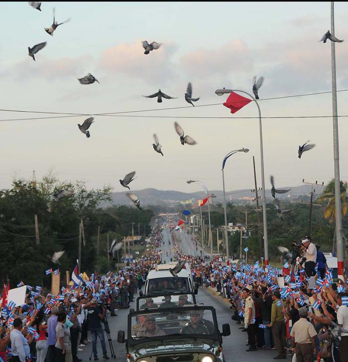 Cortejo funebre del Comandante en Jefe Fidel Castro Ruz.
HOLGUIN