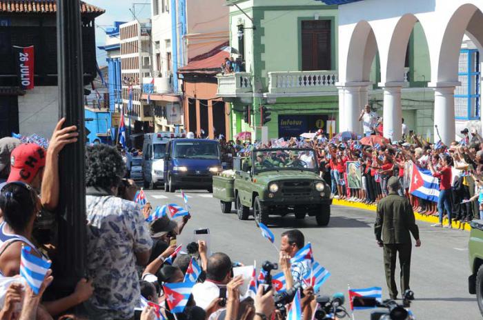 Cortejo funebre del Comandante en Jefe Fidel Castro Ruz.
SANTIAGO DE CUBA