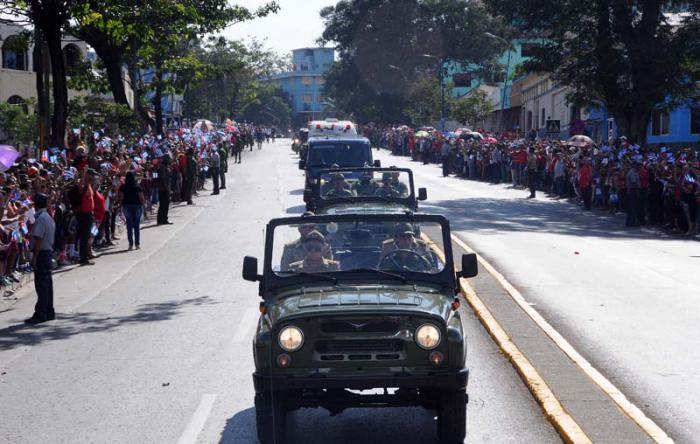 Cortejo funebre del Comandante en Jefe Fidel Castro Ruz.
SANTIAGO DE CUBA