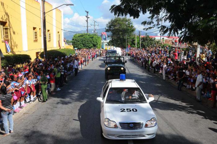 Cortejo funebre del Comandante en Jefe Fidel Castro Ruz.
SANTIAGO DE CUBA