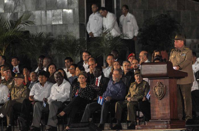  Acto en Santiago de Cuba ,homenaje postumo al comandante en jefe Fidel Castro