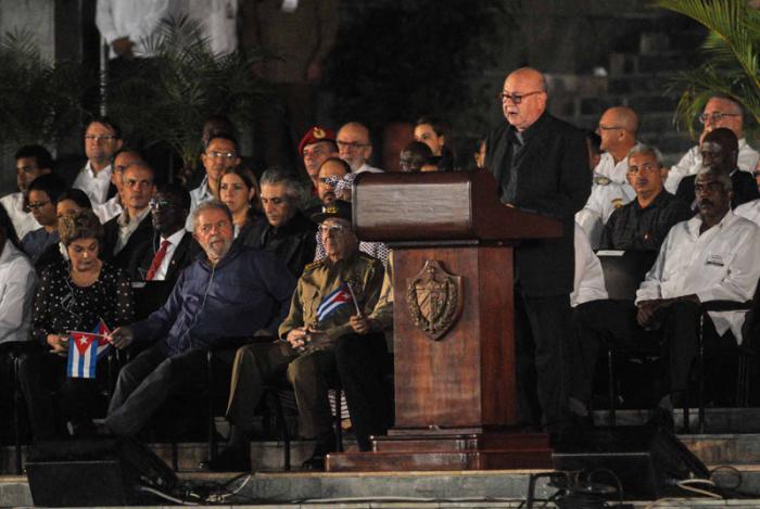  Acto en Santiago de Cuba ,homenaje postumo al comandante en jefe Fidel Castro